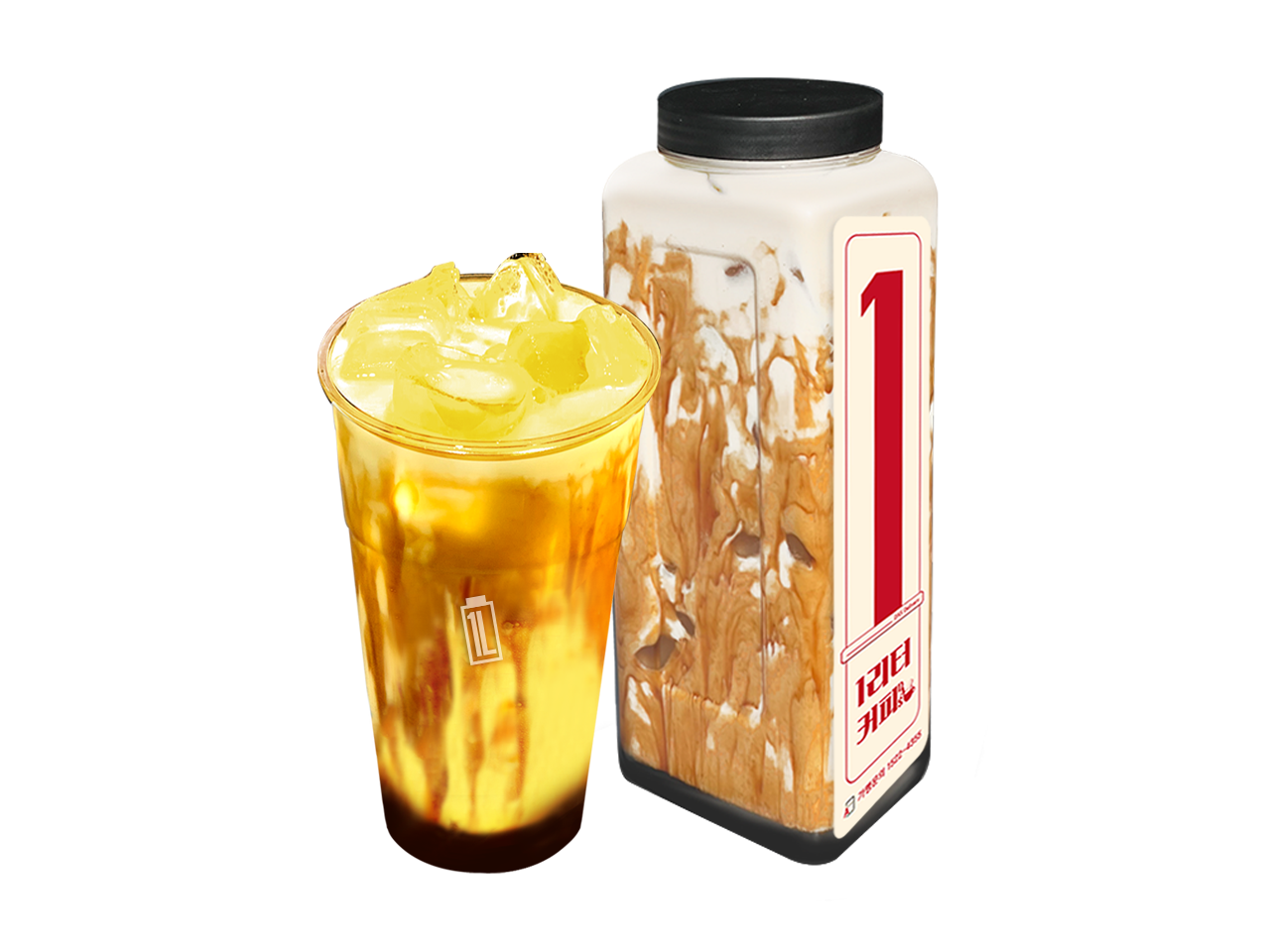 0.4흑당라떼